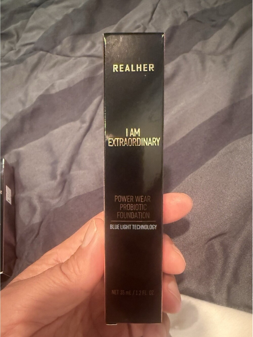 Realher I Am Extraordinary PowerWear Probiotic Foundation ~Porcelain 1.2oz BNIB